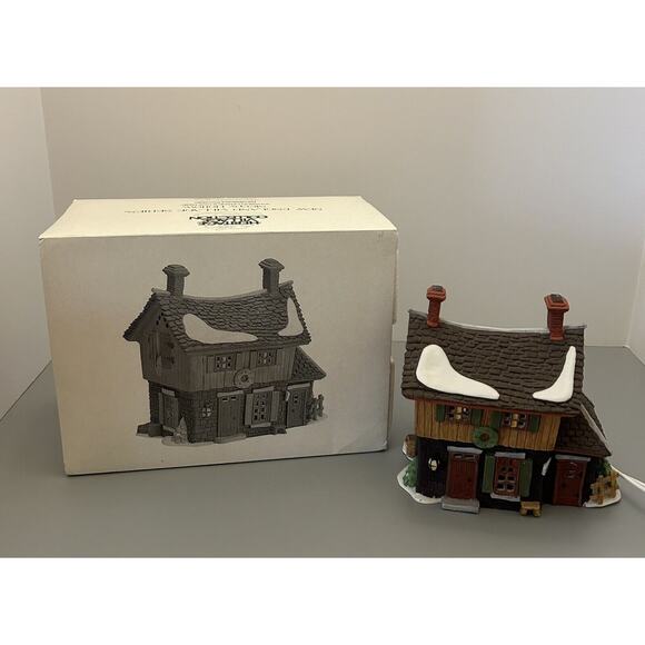 Dept 56 Sleepy Hollow Ichabod Crane's Cottage New England Village 5954-4 Vintage - Picture 1 of 12